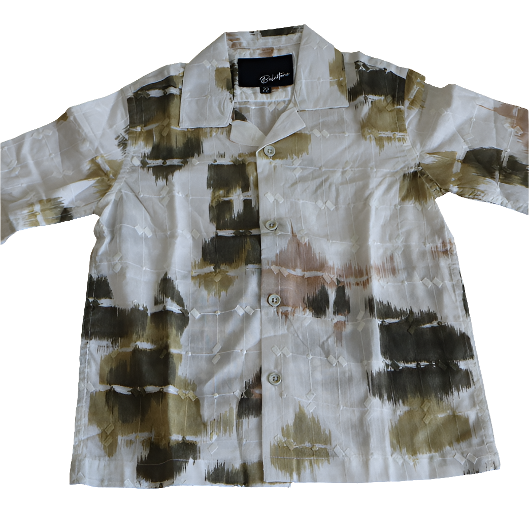 Printed Half Sleeves Camp Shirt