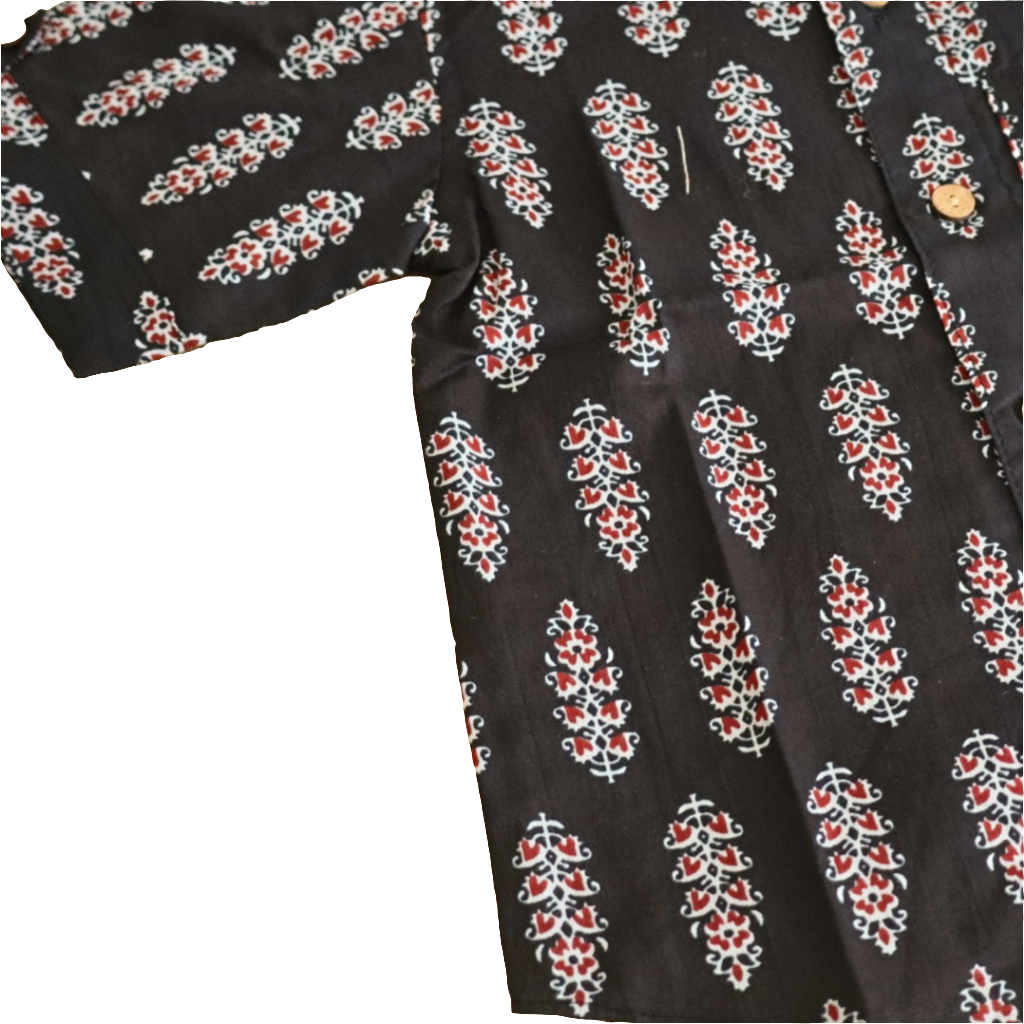 Jaipur Cotton Black Shirt