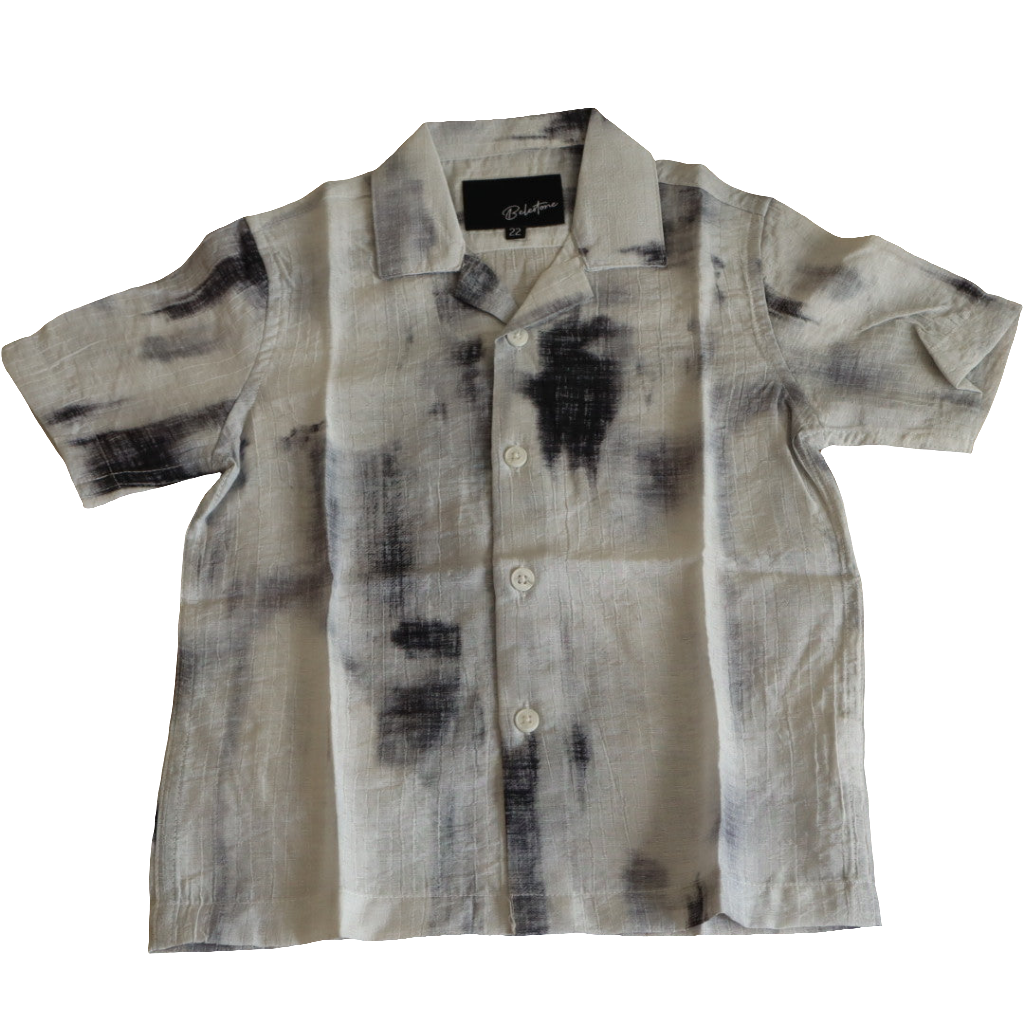 Printed Half Sleeves Camp Shirt