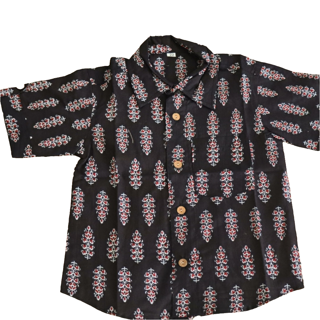Jaipur Cotton Black Shirt