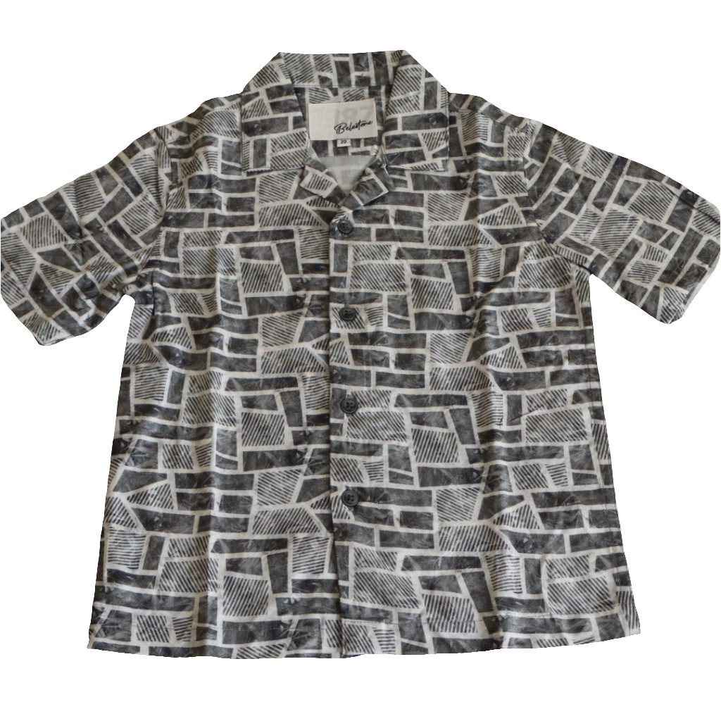 Printed Half Sleeves Camp Shirt