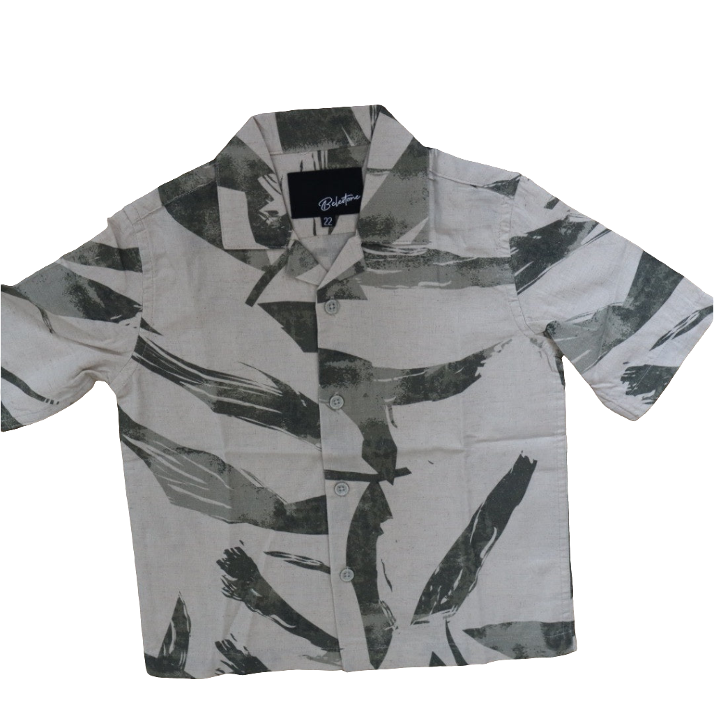 Printed Half Sleeves Camp Shirt