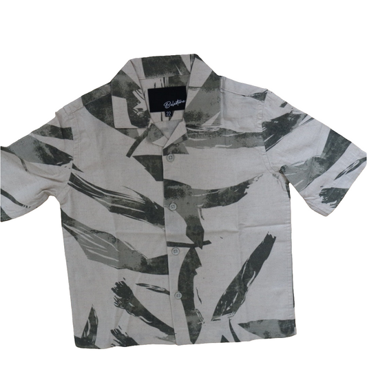 Printed Half Sleeves Camp Shirt