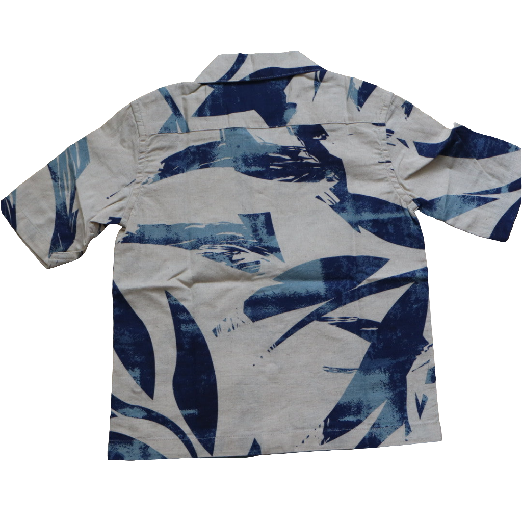 Printed Half Sleeves Camp Shirt