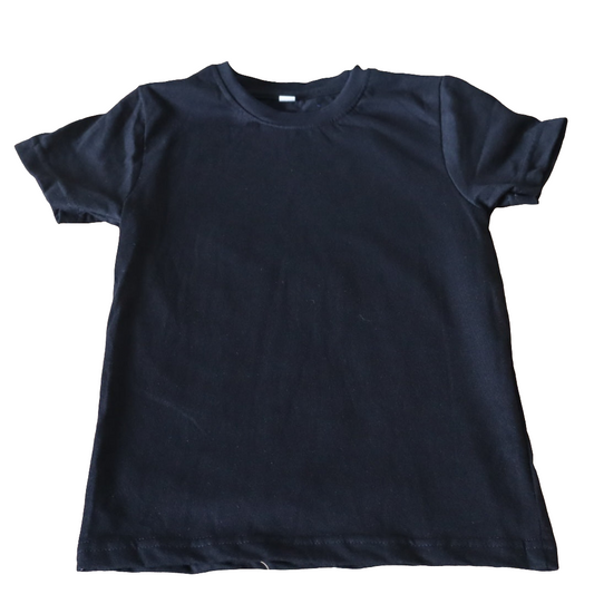 Solid Black T-Shirt
