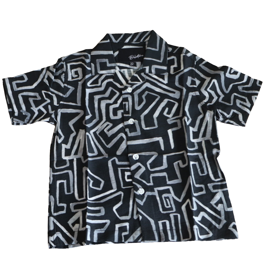 Printed Half Sleeves Camp Shirt