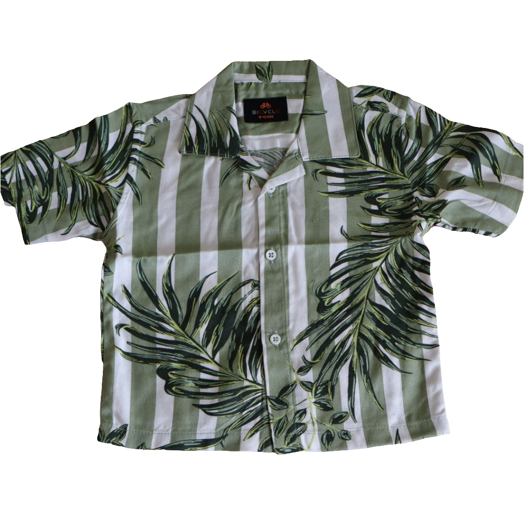 Printed Half Sleeves Camp Shirt
