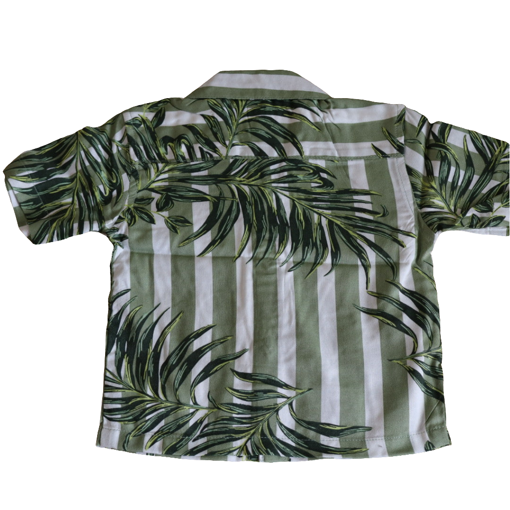 Printed Half Sleeves Camp Shirt