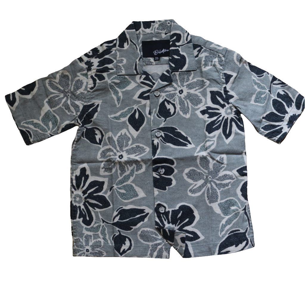 Printed Half Sleeves Camp Shirt