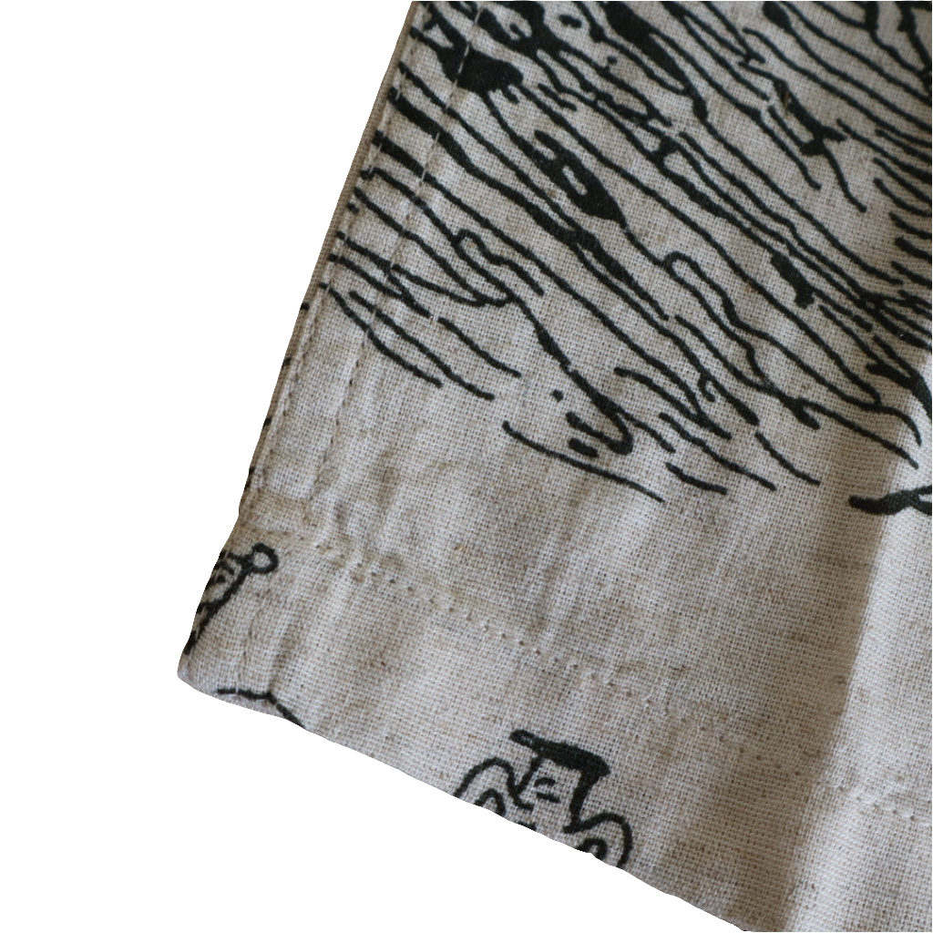 Printed Half Sleeves Camp Shirt