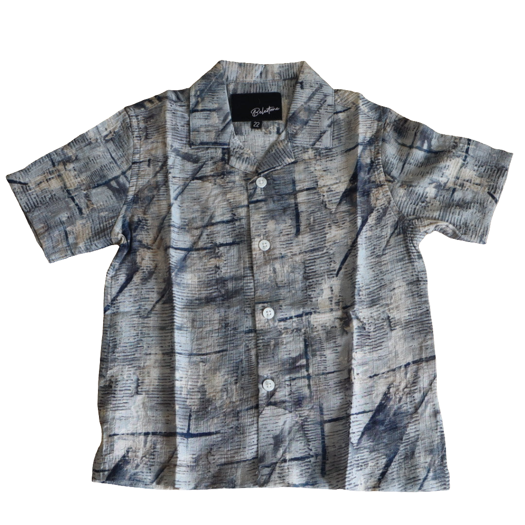 Printed Half Sleeves Camp Shirt