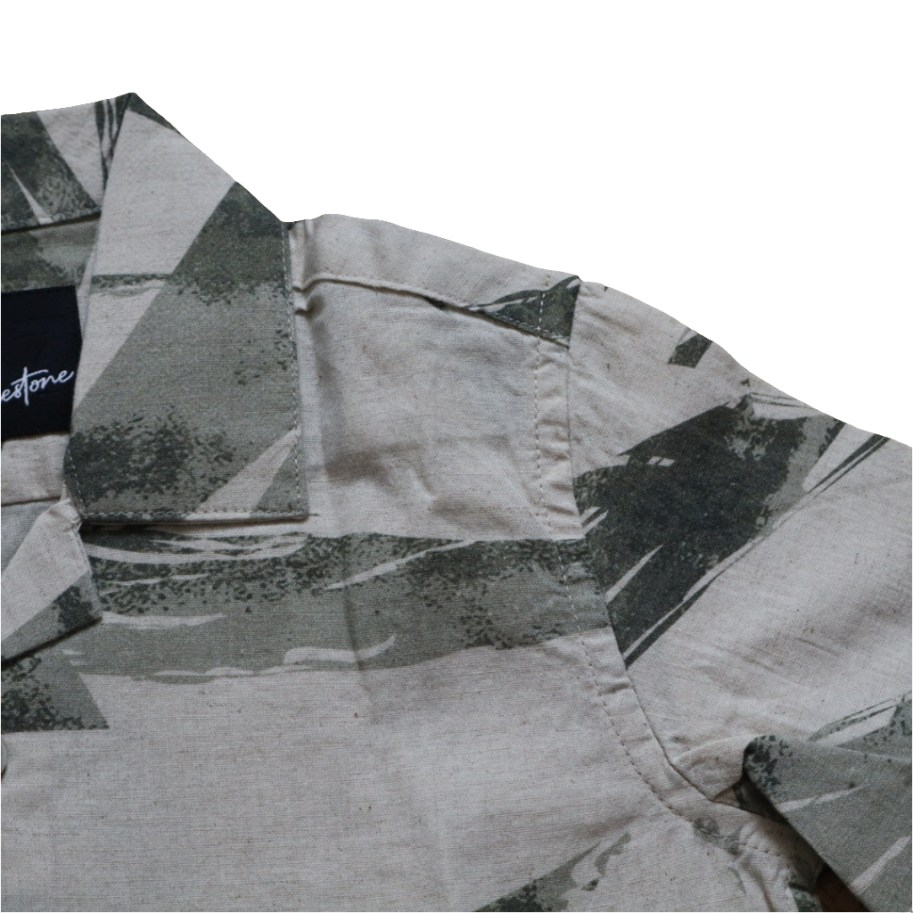 Printed Half Sleeves Camp Shirt