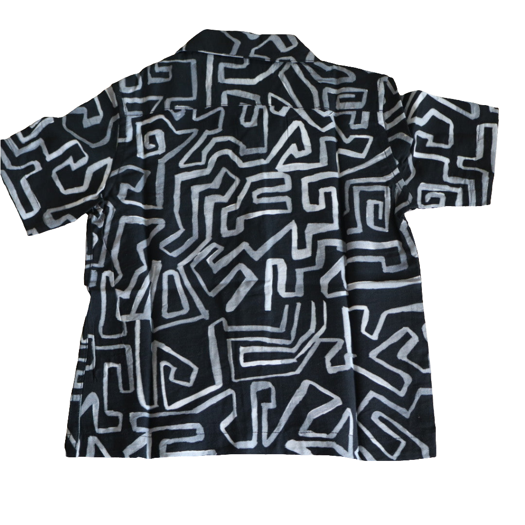 Printed Half Sleeves Camp Shirt
