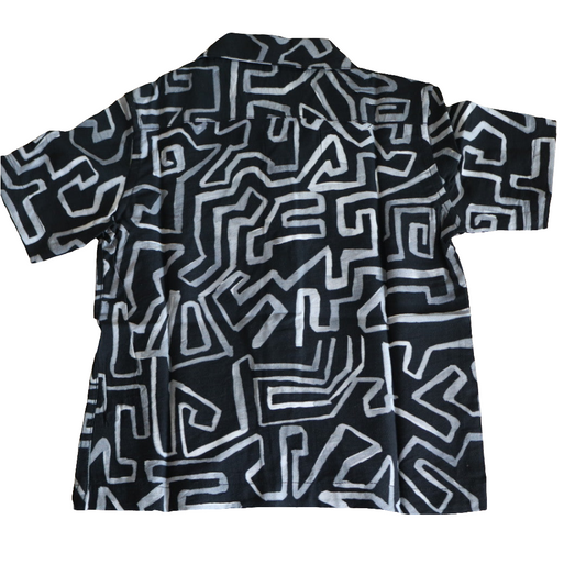 Printed Half Sleeves Camp Shirt