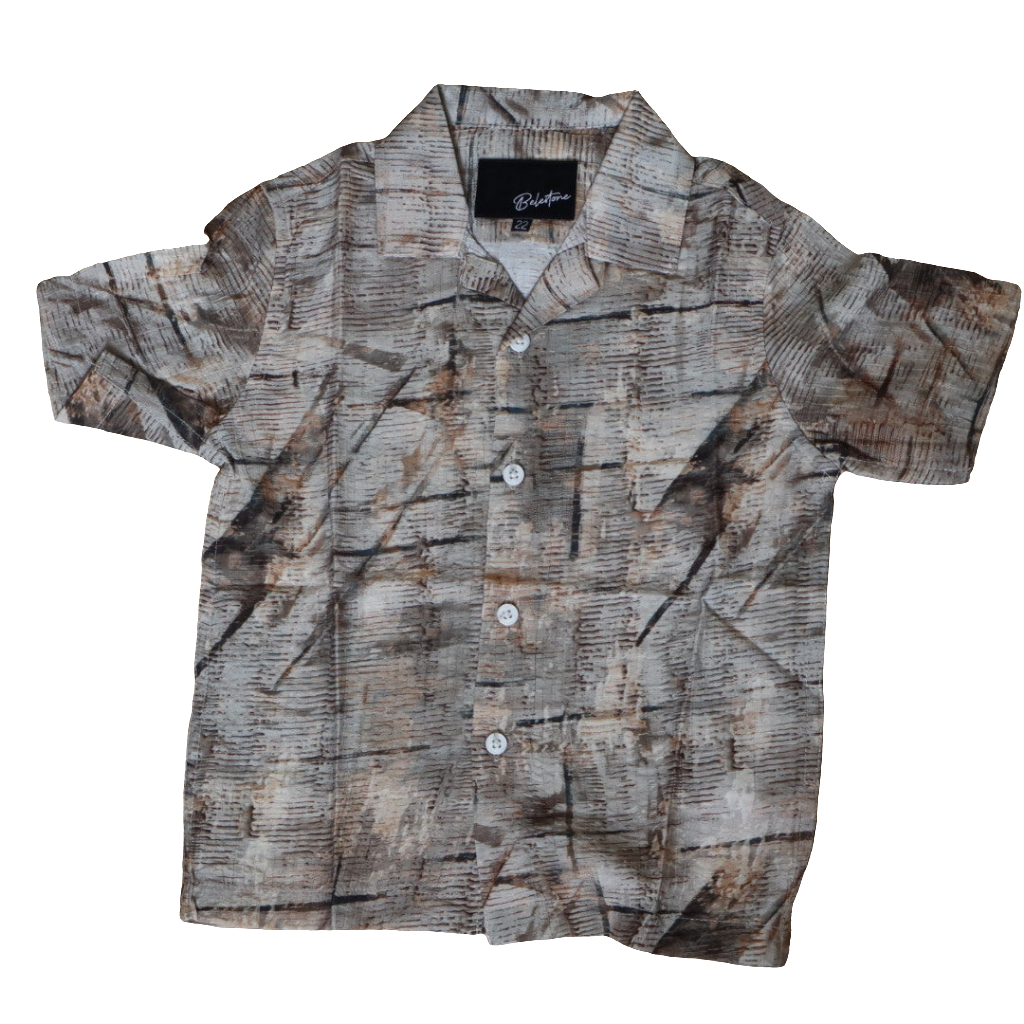 Printed Half Sleeves Camp Shirt