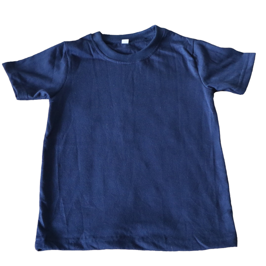 Solid Navy Blue T-Shirt
