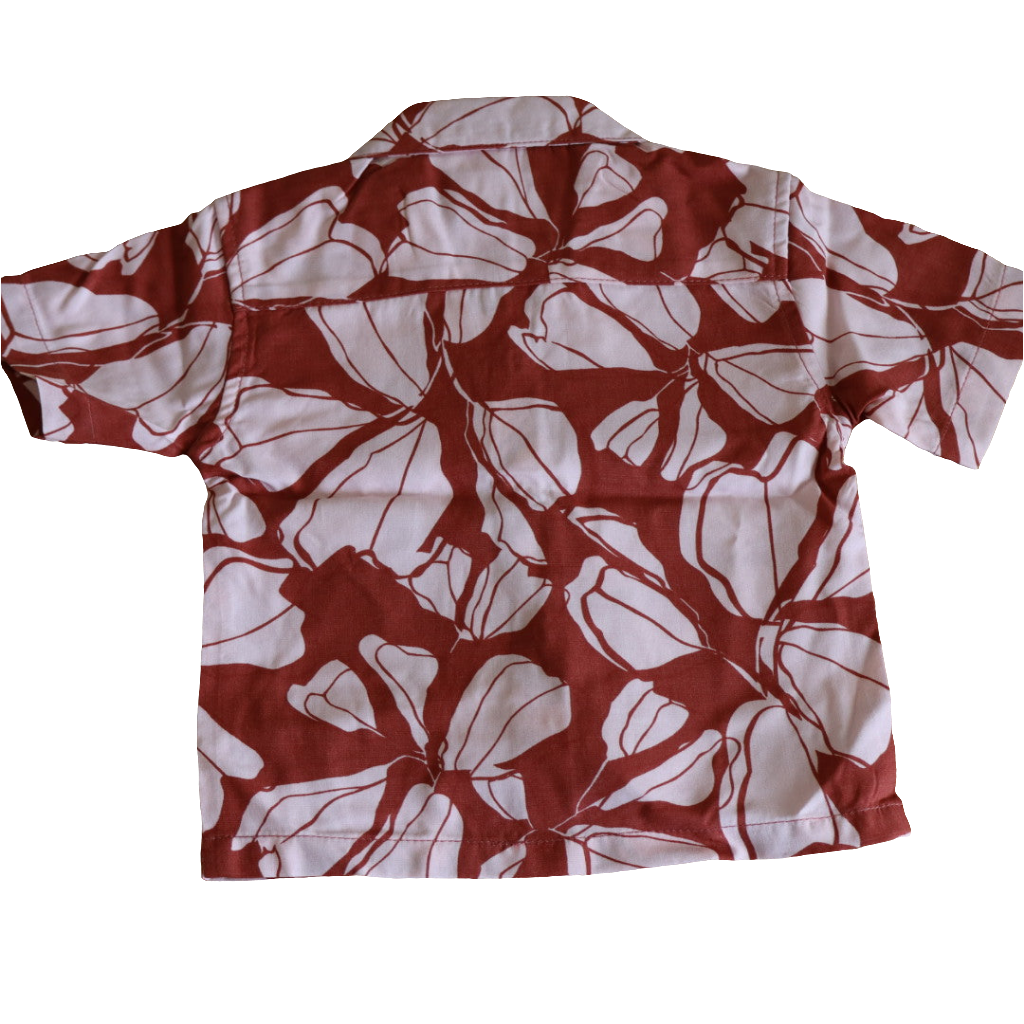 Printed Half Sleeves Camp Shirt